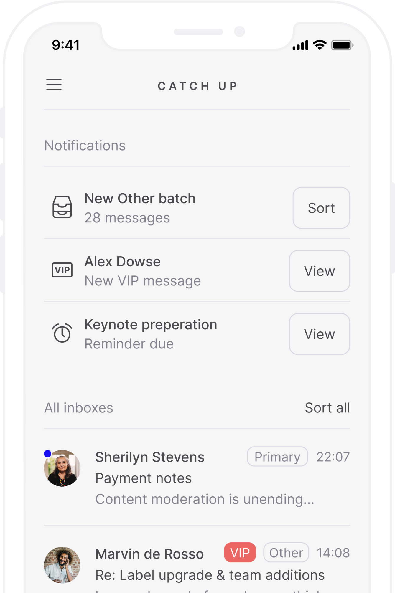 Screenshots of Tempo for iOS