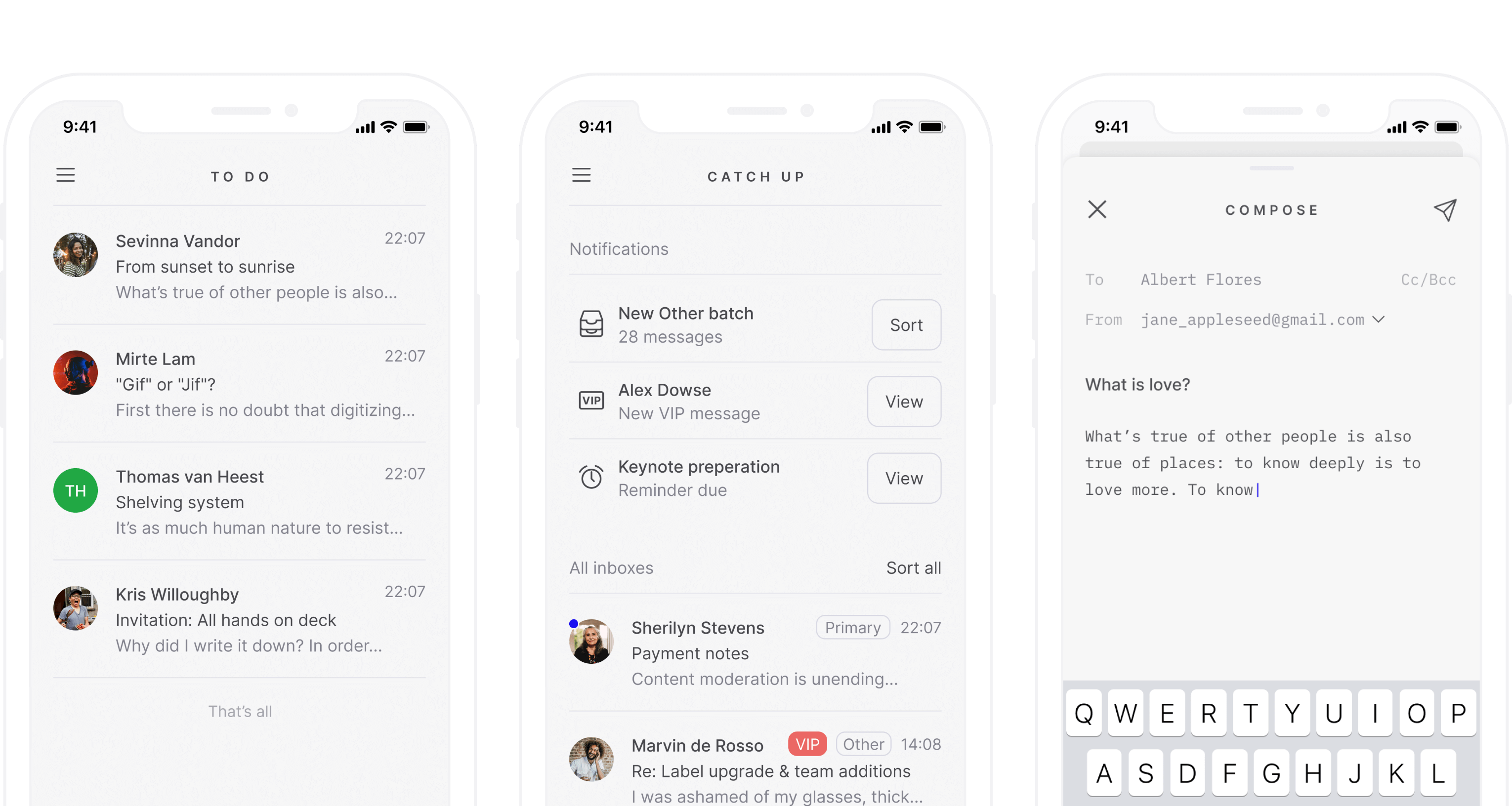 Screenshots of Tempo for iOS